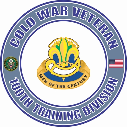 U.S. Army Cold War 100th Training Unit Crest Veteran Decal