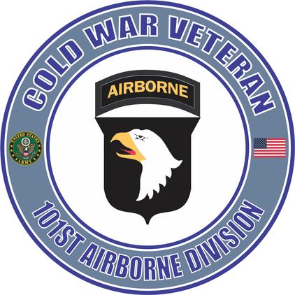 U.S. Army Cold War 101st Airborne Division Veteran Decal
