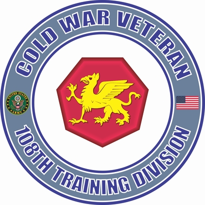 U.S. Army Cold War 108th Training Division Veteran Decal
