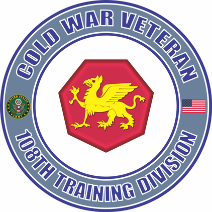 U.S. Army Cold War 108th Training Division Veteran Decal