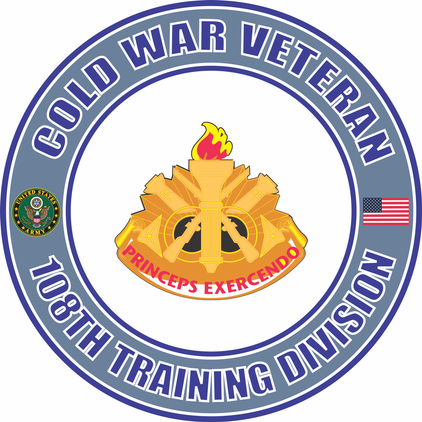 U.S. Army Cold War 108th Training Unit Crest Veteran Decal