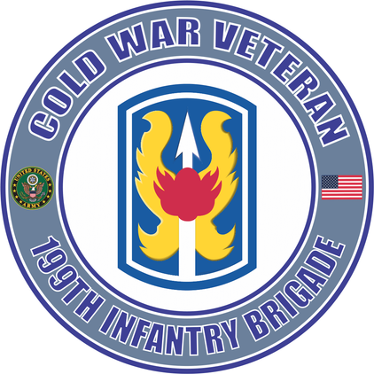 U.S. Army Cold War 199th Infantry Brigade Veteran Decal