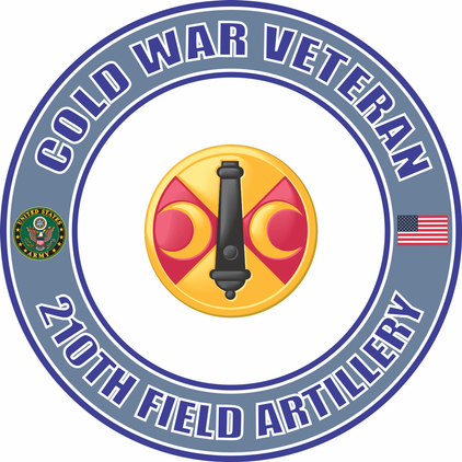 U.S. Army Cold War 210th Field Artillery Brigade Veteran Decal