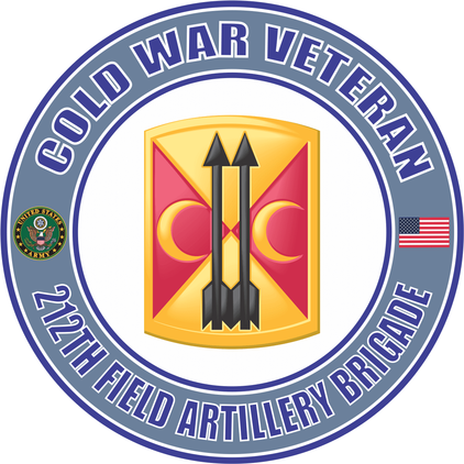U.S. Army Cold War 212th Field Artillery Brigade Veteran Decal
