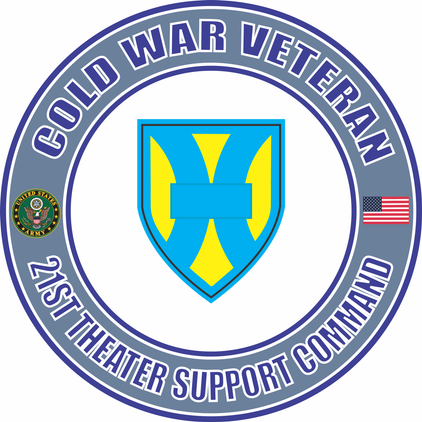 U.S. Army Cold War 21st Theater Support Command Veteran Decal