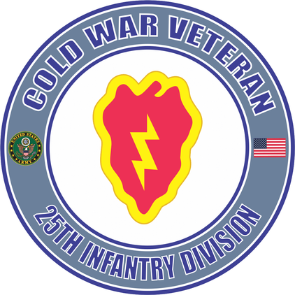 U.S. Army Cold War 25th Infantry Veteran Decal