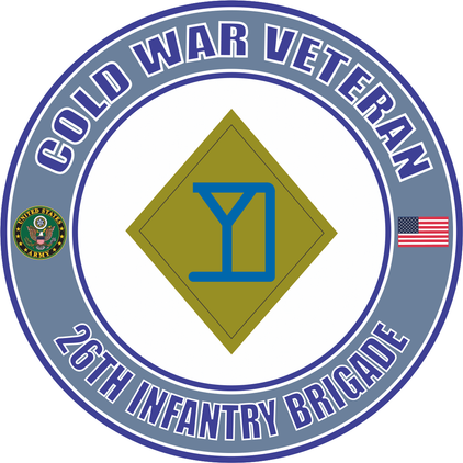 U.S. Army Cold War 26th Infantry Brigade Veteran Decal