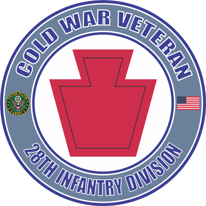 U.S. Army Cold War 28th Infantry Veteran Decal