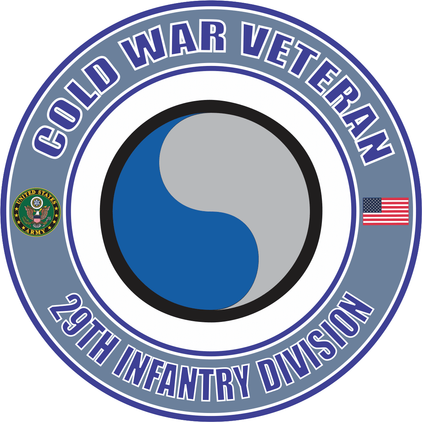 U.S. Army Cold War 29th Division Veteran Decal