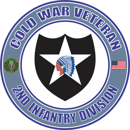U.S. Army Cold War 2nd Infantry Division Veteran Decal Sticker