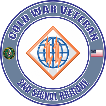 U.S. Army Cold War 2nd Signal Brigade Veteran Decal