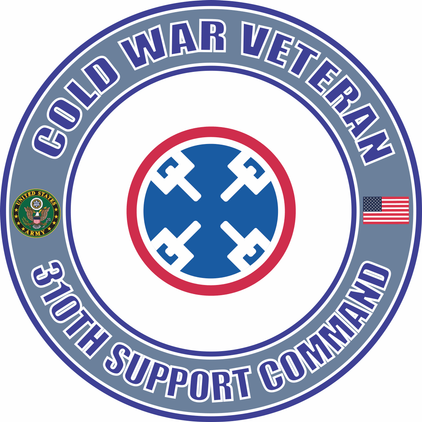 U.S. Army Cold War 310th Support Command Veteran Decal
