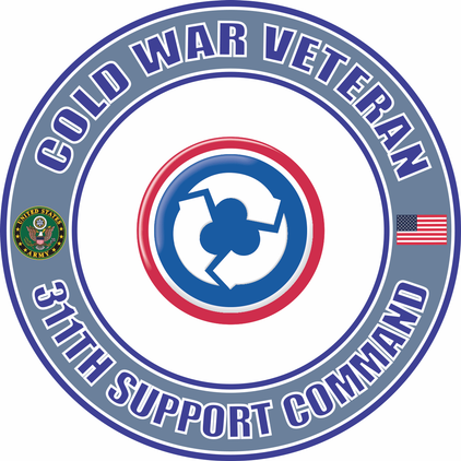 U.S. Army Cold War 311th Support Command Veteran Decal