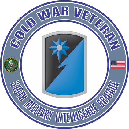 U.S. Army Cold War 319th Military Intelligence Brigade Veteran Decal