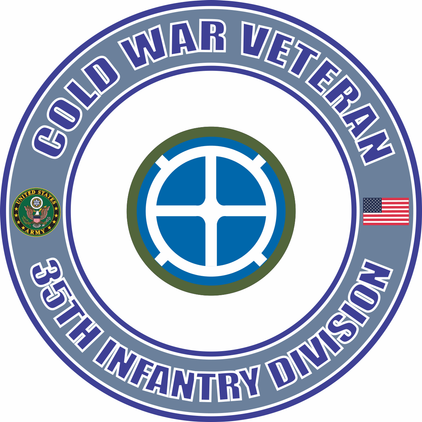 U.S. Army Cold War 35th Infantry Veteran Decal