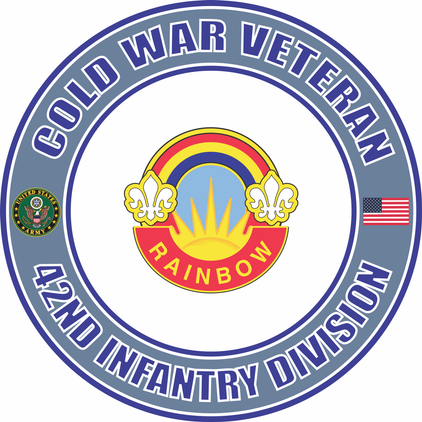 U.S. Army Cold War 42nd Infantry Unit Crest Veteran Decal