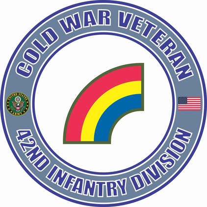 U.S. Army Cold War 42nd Infantry Veteran Decal