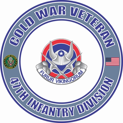 U.S. Army Cold War 47th Infantry Unit Crest Veteran Decal