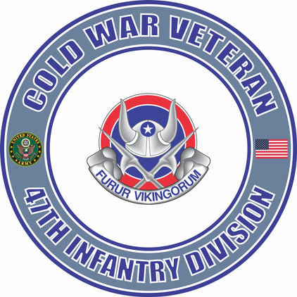 U.S. Army Cold War 47th Infantry Unit Crest Veteran Decal