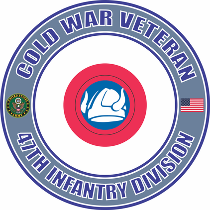 U.S. Army Cold War 47th Infantry Veteran Decal