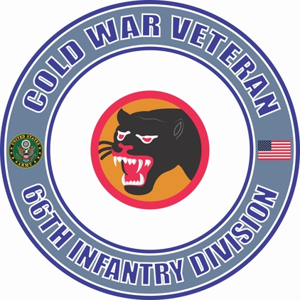 U.S. Army Cold War 66th Infantry Veteran Decal