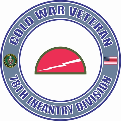 U.S. Army Cold War 78th Division Veteran Decal