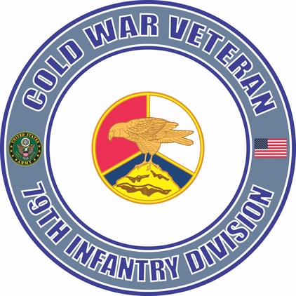 U.S. Army Cold War 79th Training Division Unit Crest Veteran Decal