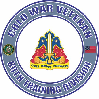 U.S. Army Cold War 80th Training Unit Crest Veteran Decal
