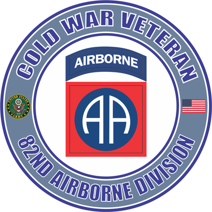 U.S. Army Cold War 82nd Airborne Veteran Decal