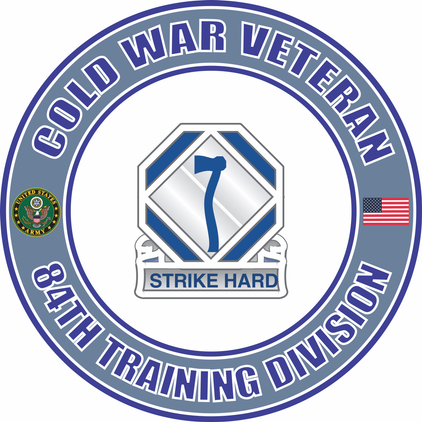 U.S. Army Cold War 84th Training Unit Crest Veteran Decal