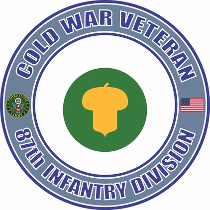 U.S. Army Cold War 87th Division Veteran Decal