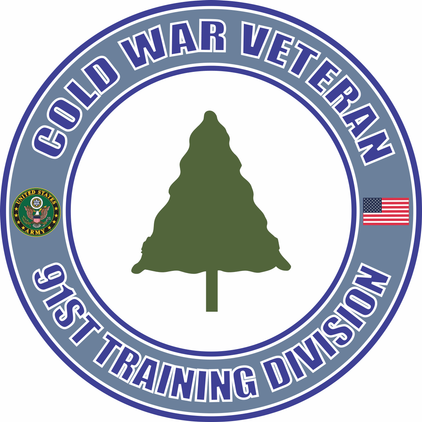 U.S. Army Cold War 91st Training Division Veteran Decal