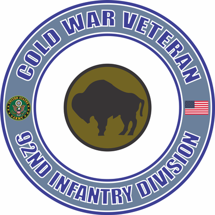 U.S. Army Cold War 92nd Infantry Veteran Decal