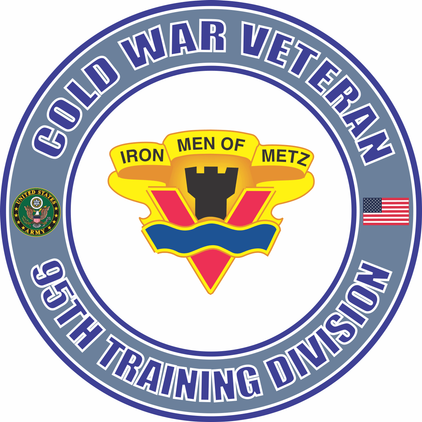 U.S. Army Cold War 95th Training Division Unit Crest Veteran Decal
