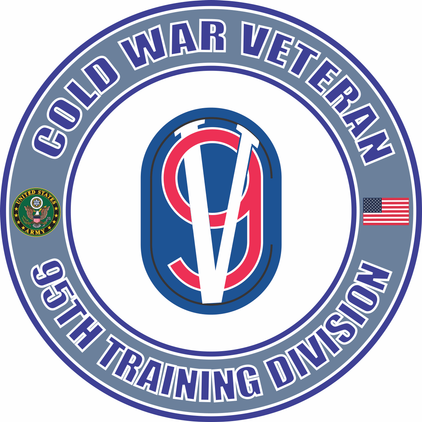 U.S. Army Cold War 95th Training Division Veteran Decal