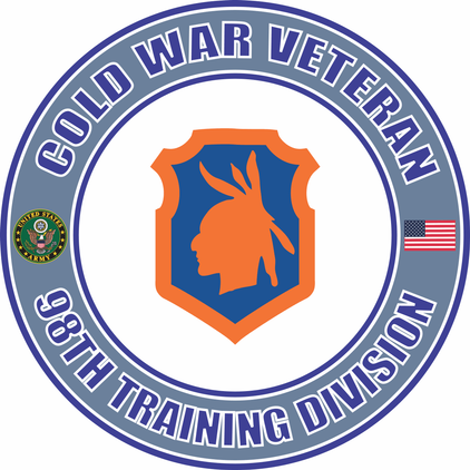 U.S. Army Cold War 98th Training Division Veteran Decal