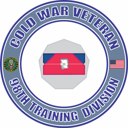 U.S. Army Cold War 98th Training Unit Crest Veteran Decal