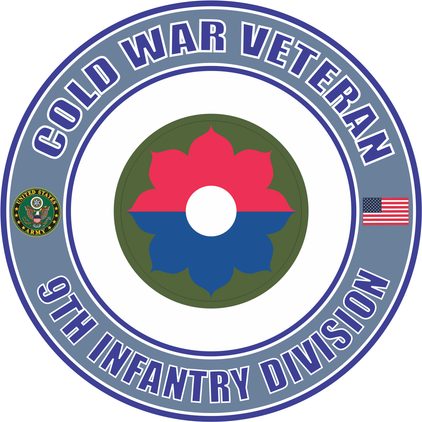 U.S. Army Cold War 9th Infantry Division Veteran Decal