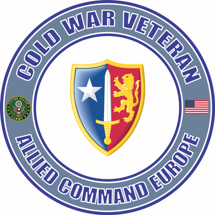 U.S. Army Cold War Allied Command Europe Veteran Decal