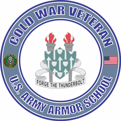 U.S. Army Cold War Armor Cavalry Brigade Veteran Decal