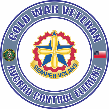 U.S. Army Cold War AVCRAD Control Element Unit Crest Veteran Decal