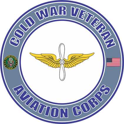 U.S. Army Cold War Aviation Insignia Veteran Decal