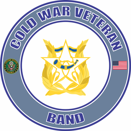 U.S. Army Cold War Band Unit Crest Veteran Decal