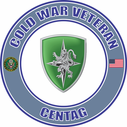 U.S. Army Cold War CENTAG Crest Veteran Decal