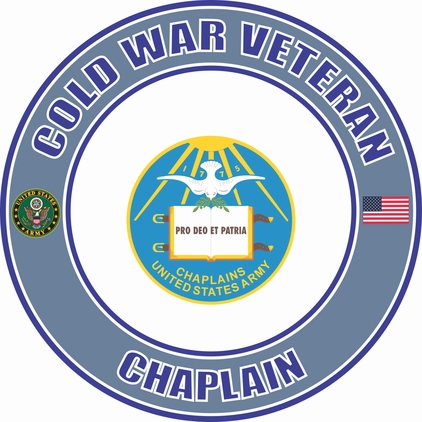 U.S. Army Cold War Chaplain Seal Veteran Decal