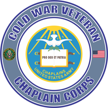 U.S. Army Cold War Chaplain Veteran Decal