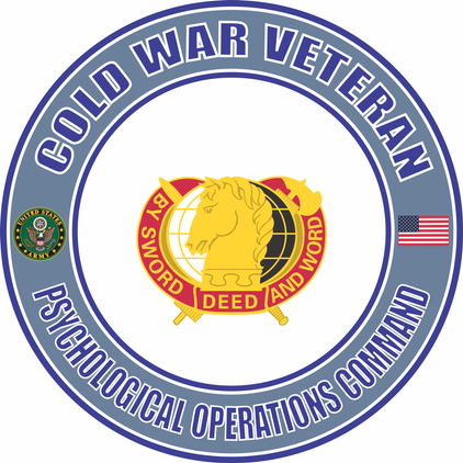 U.S. Army Cold War Civil Affairs Psychological Operations Command Veteram Decal
