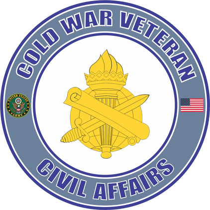 U.S. Army Cold War Civil Affairs Veteran Decal