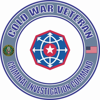 U.S. Army Cold War Criminal Investigation Command Veteran Decal