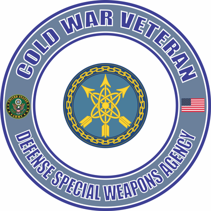 U.S. Army Cold War Defense Special Weapons Agency Unit Crest Veteran Decal